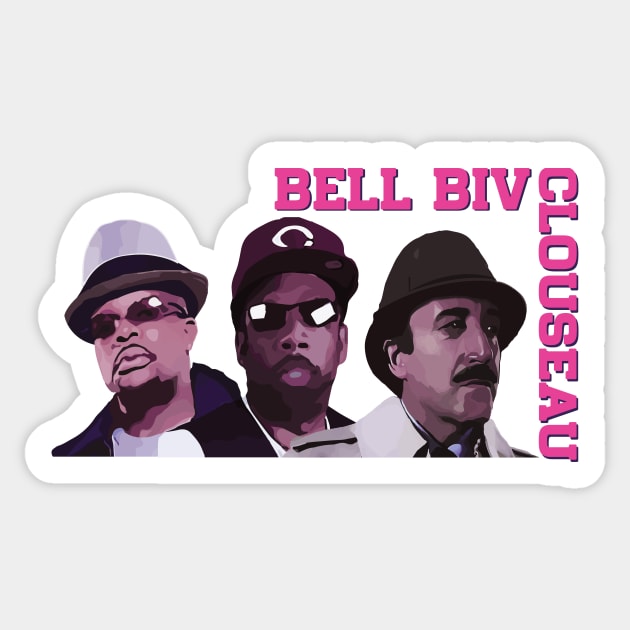 Bell Biv Clouseau Sticker by sikkdays